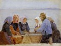 Mujeres y pescadores de Hornbaek21875 Peder Severin Kroyer